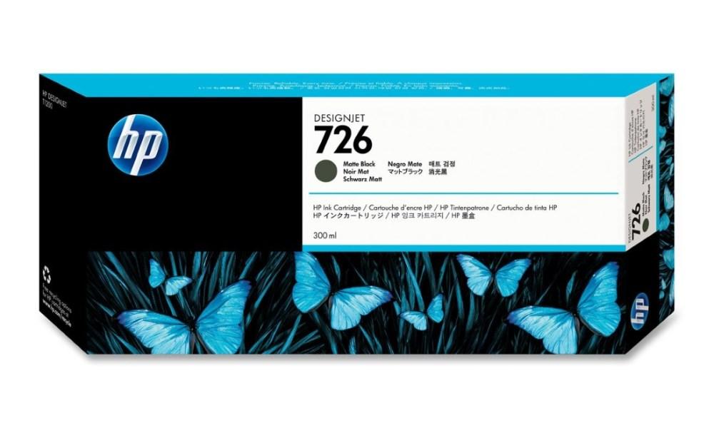 Inkoust HP 726 CH575A matte black
