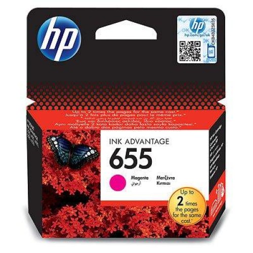 Inkoust HP 655 CZ111AE magenta