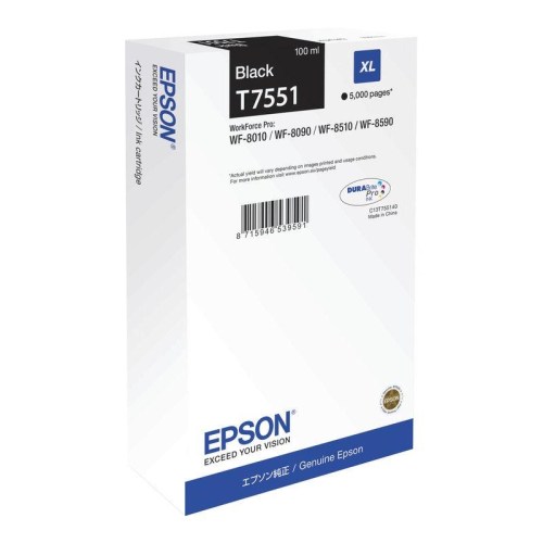Inkoust Epson T7551 C13T755140 black