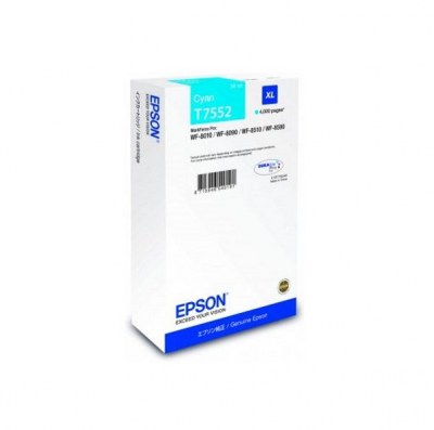 Inkoust Epson T7552 XL C13T755240 cyan