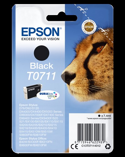 Inkoust Epson T0711 C13T07114012 black