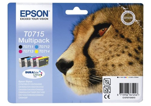 Inkoust Epson T0715 C13T07154012 CMYK multipack