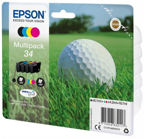 Inkoust Epson 34 C13T34664010 CMYK multipack
