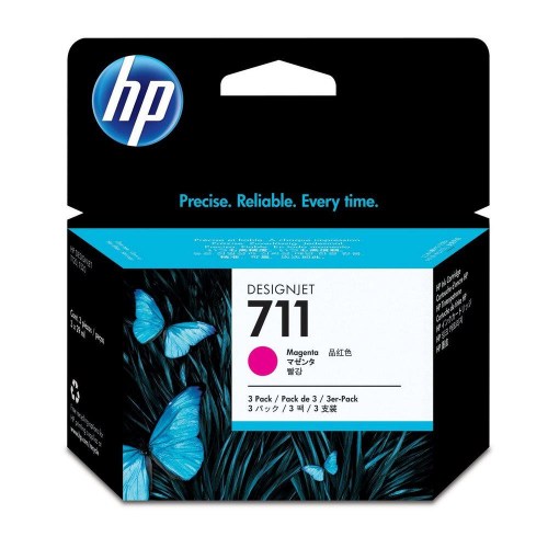 Inkoust HP 711 CZ135A magenta 3-pack