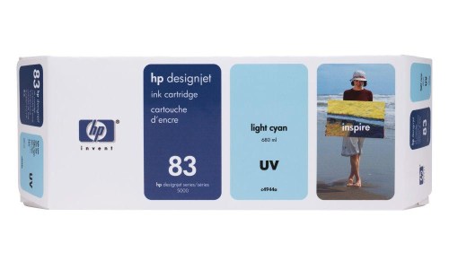 Inkoust HP 83 C4944A light cyan UV 680ml