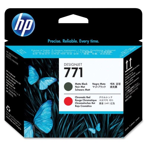 Printhead HP 771 CE017A matte black/chromatic red