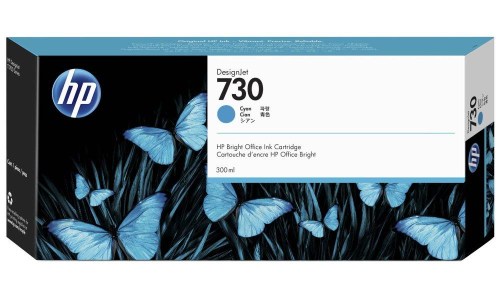 Inkoust HP 730 P2V68A cyan