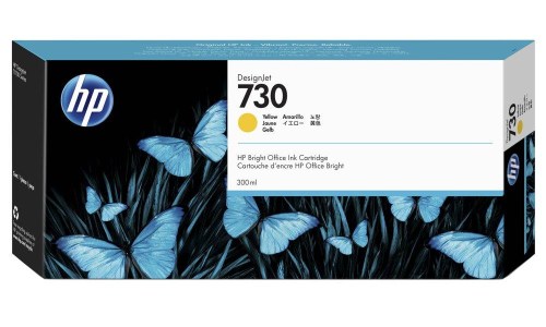 Inkoust HP 730 P2V70A yellow
