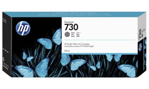 Inkoust HP 730 P2V72A gray