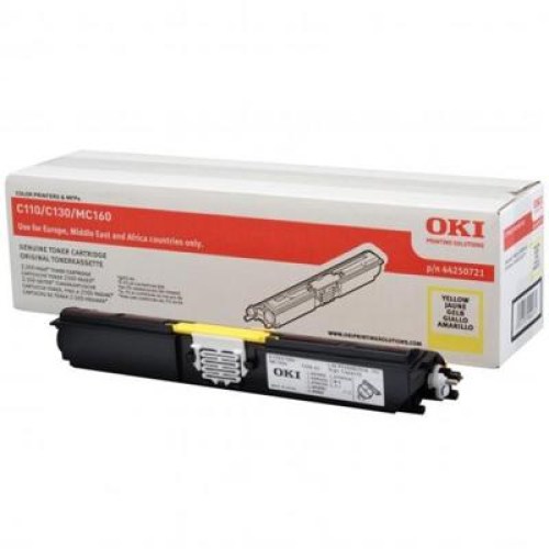 Toner OKI 44250721 yellow 2500K