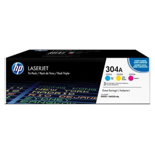 Toner HP 304A CF372AM CMY 3pack