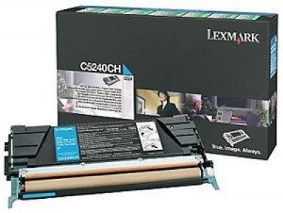 Toner Lexmark C5240CH cyan 5000K 