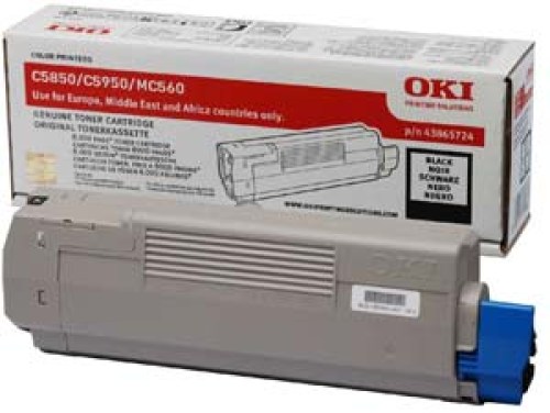 Toner OKI 43865724 black 8000K 