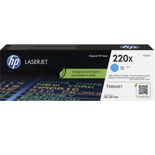 Toner HP 220X W2201X cyan 5500K