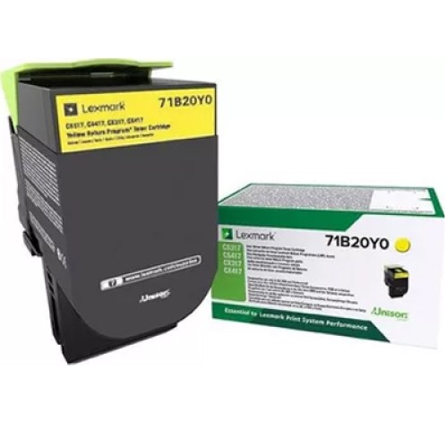 Toner Lexmark 71B20Y0 yellow
