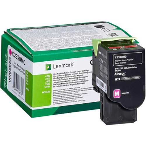 Toner Lexmark  C2320M0 magenta 1000K